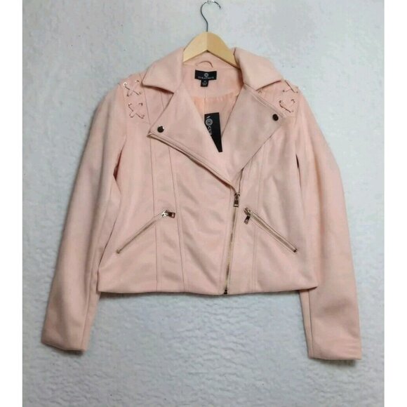 Curations Women's Jacket Size XS Pink Zip NEW - Picture 1 of 11